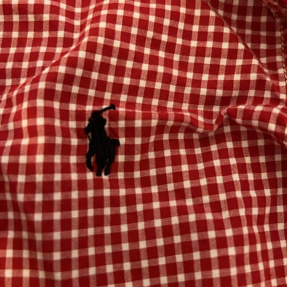 Ralph Lauren Red button down shirt in Toddler size 4 - Picture 4 of 4